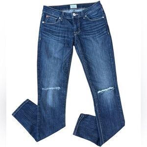 Hudson Krista Super Skinny Distressed Skinny Jeans